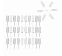 Voarge 4ml lungo contagocce marmellata di plastica spremere pipetta condimento 100 pezzi (lunga striscia)