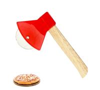 Voarge Roulette Pizza, Tagliapizza a forma di ascia, Tagliapizza, Tagliapizza a mano, Acciaio per Pizza Waffle Pancakes e