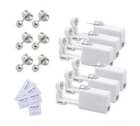 Voarge Set di 6 pistole per forare le orecchie, kit di pistole per piercing monouso sterili di sicurezza per orecchie e naso, strumento per auto-piercing indolore con orecchini, kit per piercing