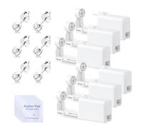 Voarge - Set di 6 punzoni per orecchio, sterili, monouso, kit per inserire in sicurezza per i piercing all’orecchio senza dolore