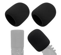 Voarmaks Confezione da 2 copri microfono in schiuma compatibile con microfono USB Sennheiser profile, filtro pop ad alta densità