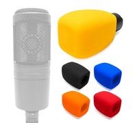 Voarmaks Copertura antivento in schiuma per microfono compatibile con Audio-Technica AT2020 AT2035 AT2040 AT2050 ATR2500 ATR2500X AT4040 AT4033A AT4050 BP40, 1 pezzo, filtro pop per microfono