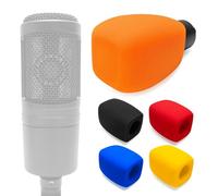 Voarmaks Copertura antivento in schiuma per microfono compatibile con Audio-Technica AT2020 AT2035 AT2040 AT2050 ATR2500 ATR2500X AT4040 AT4033A AT4050 BP40, 1 pezzo, filtro pop per microfono