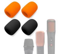 Voarmaks Copri microfono in schiuma per JBL EasySing, PBM100, Encore | Anche per PartyBox On-The-Go, VM200 e VM300; la schiuma ad alta densità riduce gli scoppi, il respiro e il rumore del vento