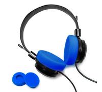 Voarmaks Cuscinetti auricolari in schiuma compatibili con cuffie Sennheiser HD414 Grado SR60 SR60i SR80 SR80i SR80e SR125 SR225 SR325 SR SRI RS Series PS1000 GS1000 (blu)