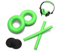 Voarmaks Kit di cuscinetti per cuffie in schiuma color arcobaleno compatibili con cuffie Sennheiser HD25 HD250BT HD25-ll HD25S Il HMD25 (set verde)