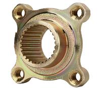 VOBOR Mozzo Dell'asse Posteriore della Ruota da 2 Pezzi, 28 Denti Scanalati 4 Prigionieri per 50CC 110CC 150CC Quad ATV Go Kart