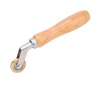 VOBOR Rullo di Pressione in Ottone per Saldatura, Utensile Manuale per Giunzione di Membrane Impermeabili, Cuciture d'Angolo e Teli Plastica. Rotella da 6 mm per Appiattire e Saldare Giunti