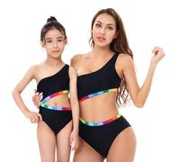 Vobozeany Costumi Interi per Famiglie Mamma e Figlia Estate Costumi da Bagno Interi Mamma e Me Mare Sexy Elegante Bikini Spiaggia Costume da Bagno Monokini Push-up Vintage