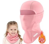 VOBUKE Passamontagna Invernale Bambini 7-13Anni, Multifunzione Antivento Caldo Maschera da Sci per Ragazzi Ragazze Antivento Balaclava Traspirante Berretti Cappello con Scaldacollo per Sport Aperta