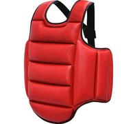 Vobumix Protezione per Il Torace Boxe, Kickboxing, MMA, Muay Thai, Protezione per Il Corpo, Scudo Regolabile per Arti Marziali, Protezione per Le Costole della Pancia Superiore