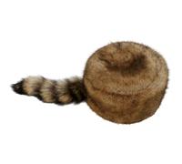 Vobumix Simpatico Berretto a Coda di Procione Berretto Antivento Cappello Sci Invernale Russo Caldo Berretto di Peluche Spesso Cappello a Cuffia di Procione Classico Unisex