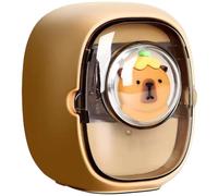 Vobumix Temperamatite Elettrico Automatico Tavolo, Temperamatite Simpatico Capibara con Contenitore per Cancelleria Scolastica