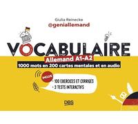 Vocabulaire Allemand A1-A2: 1000 mots en 200 cartes mentales et en audio