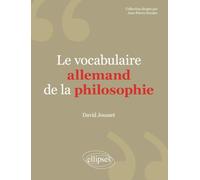Vocabulaire allemand de la philosophie