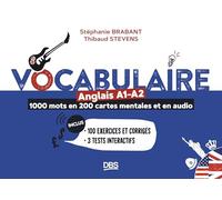 Vocabulaire Anglais A1-A2: 1000 mots en 200 cartes mentales et en audio