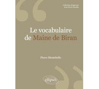 vocabulaire de Maine de Biran (Le)