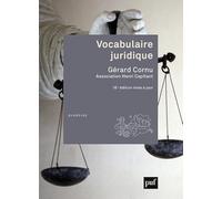 Vocabulaire juridique