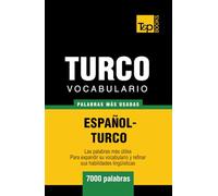 Vocabulario español-turco - 7000 palabras más usadas