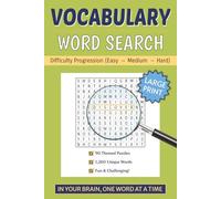 Vocabulary Word Search Puzzles for All Ages: Improve Vocabulary, Boost Brain Power & Enjoy Relaxing Fun for Teens, Adults & Seniors | 6x9 Inches ... | Gift for Holidays, Vacations and Relaxation