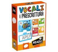 Headu Vocali E Prescrittura Scrivo Leggo E Gioco It51654 Gioco Educativo Per Bambini 3-6 Anni Made In Italy