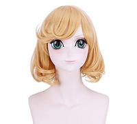Vocaloid Kagamine Rin Kagamine Len Donna Parrucca Corta Dorata Costume Cosplay Resistente Al Calore Parrucche Sintetiche Per Capelli Cosplay