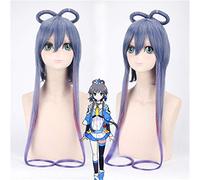 Vocaloid Luo Tianyi Donne Parrucca lunga sfumatura verde scuro Costume cosplay YAYIN GONGYU Parrucche sintetiche termoresistenti per capelli