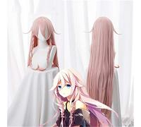 VOCALOID3 Biblioteca Ia Parrucche Cosplay Ia Rosa Capelli lunghi con parrucca Trecce Halloween Carnevale Anime Costume Puntelli Parrucca per Donna kuzw007b