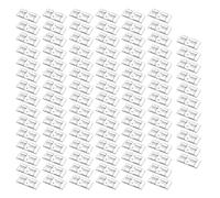 Vocdikficy 100 Ganci per Luci A Corda da Esterno Clip per Cavi Resistenti per Appendere La Luce di Natale