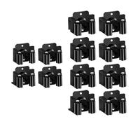 Vocdikficy 12 Pezzi di Clip per Mop Montati A Parete, Portaoggetti per Mop, Porta Scope, Supporto Impermeabile per Organizer da Bagno.