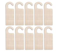 Vocdikficy 20 Pezzi di Maniglie per Porte in Legno Non Finite, Cartellini per Pittura, DIY, Casa, Ufficio, Hotel, Decorazioni per Uso Aziendale.