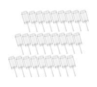 Vocdikficy 40 Pezzi Pusher per Alimenti A Forma Rotonda, Tazza per Torta Push- con Coperchio, Contenitori per Torta Push-, Contenitore In Plastica Rotondo Cakepop