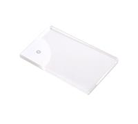 Vocdikficy Biglietto da Visita Luminoso In Acrilico Bianca LED con Targhetta Trasparente per Nome, Regalo DIY per Marito, Fidanzato, Papà
