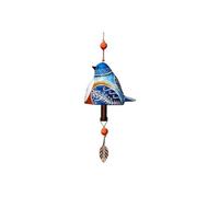 Vocdikficy Campana per Il Canto degli Uccelli, Decorazione da Giardino, Carillon A da Appendere, Pendente per Campanello per Porte, Tubo in Metallo, Regalo per Festival B