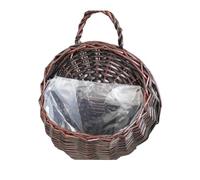 Vocdikficy Fioriera Fatta A Mano da Appendere Alla Parete, Cesto In Vimini, Rattam, Portavasi da Giardino, Porta Piante, Vasi da Giardino, Fioriera da Parete B