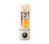 Vocdikficy Frullatore Portatile per Succhi e Frullati da 700 Ml con 12 Lame per Mescolare Velocemente, Frullatore 2 In 1 per Frullati Personali 7.4V D