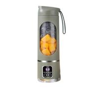 Vocdikficy Frullatore Portatile USB Ricaricabile con 8 Lame Mini Tritaghiaccio con Display Digitale 3 Modalità Frullatore Portatile B