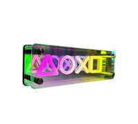 Vocdikficy Insegne al Neon Luci LED Lampada da Tavolo Colorata Specchio A Mille Strati Luce D'Atmosfera per e-Sport, Camera da Letto, Compleanno, Decorazione