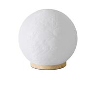 Vocdikficy Lampada A Forma Luna Grande Rotante, Stampata In 3D, Luce Notturna A Forma Luna Sospesa per La Stanza Bambini, Lampada A Forma, Regalo per Bambini, Ragazzi/Ragazze