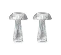 Vocdikficy Luce Notturna Trasparente Lampada A Lampada da Notte per Camera da Letto Lampada A Medusa Illuminazione per Feste Decorazione da Tavolo In