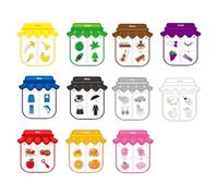 Vocdikficy Magnete da Frigorifero per Bambini con Ordinamento Magnetico Dei Colori, Gioco di Apprendimento Delle Lettere, Riconoscimento Delle Lettere, Corrispondenza Delle Forme Dei Colori