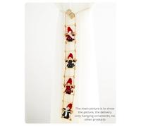 Vocdikficy Scaletta in Tessuto Bambola di Natale Appesa Vestire Albero di Natale Decorazione del Soggiorno A