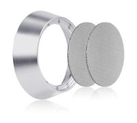 Vocdikficy Set di 12 Imbuti Dosatori Magnetici, Kit Schermo per Dischi Dosatori per Caffè Espresso da 58 mm Imbuto Portafiltro In Alluminio con 2 Filtri