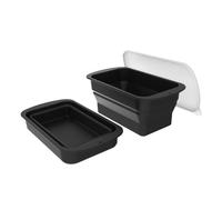 Vocdikficy Stampo per Blocchi di Ghiaccio 2 Pezzi Extra Grande per Bagno di Ghiaccio, Vasca A Immersione Fredda, Refrigeratore, Pieghevole, Impilabile, Stampo In Silicone, Vassoio per Ghiaccio, Durevo