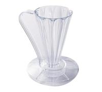 Vocdikficy Tazza Filtro A Petalo, Filtro di Carta per Caffè, Tazza Filtro A 27 Gradi, Una Porzione, Preparato A Mano, Antigoccia Trasparente