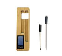 Vocdikficy Termometro per Carne Wireless per Alimenti Termometro Digitale Bluetooth A Doppia Sonda per Barbecue con Display per Forno Friggitrice Ad Aria