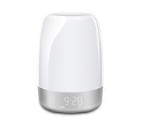 Vocdikficy Touch Wake Up Night Light con Simulazione ' Sveglia Dimmerabile Caldo LED RGB Lampada da Comodino