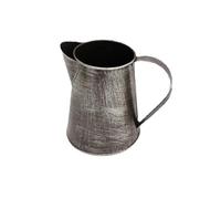 Vocdikficy Vaso in Metallo Brocca Shabby Portafiori Vaso in Metallo con Manico per Vaso da Fiori da Giardino Domestico Antico