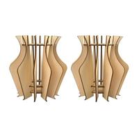 Vocdikficy Vaso Puzzle in Legno, Perfetto per Esporre Rose, Tulipani e Narcisi: Un Regalo per Gli Amanti dei Fiori in