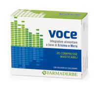 Farmaderbe Integratore alimentare Voce – 20 compresse masticabili